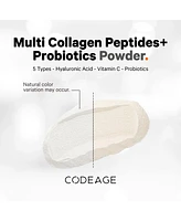 Codeage Multi Collagen Peptides + Probiotics Black Edition, Vitamin C, Hyaluronic Acid Powder Supplement, Grass-Fed, Pasture