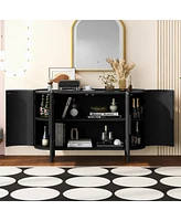 Streamdale Furniture Luxurious Sideboard with Adjustable Shelves for Any Room