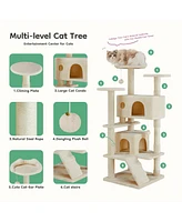 Multi-Tiered Cat Tree Haven Climb, Nap, and Play to Your Heart's Content
