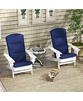 Simplie Fun Plush Adirondack Chair Cushion Set Comfort and Chic Upgrade