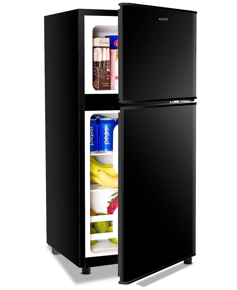 Streamdale Furniture 3.5 Cu.Ft. Mini Fridge with Adjustable Temperature Control for Dorms and Apartments