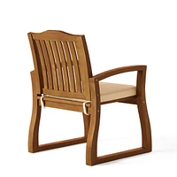 Christopher Knight Home Della Wood Acacia Armchair