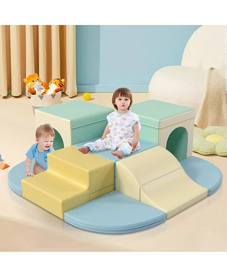 Streamdale Furniture 9-Piece Soft Foam Climbing Blocks for Toddlers