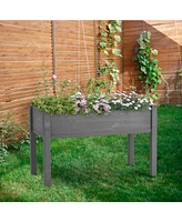 Streamdale Furniture Premium Raised Garden Bed: 48" x 24" x 30