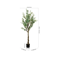 Safavieh Faux Eucalyptus 60" Potted Tree