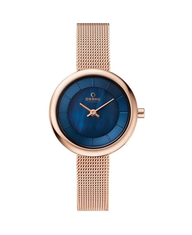 Obaku Women's Stille Blue Dial Watch - V146LXVLMV