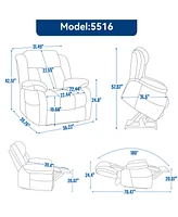 Electric Power Lift Recliner with Massage & Heat