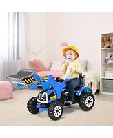 Skonyon 12V Battery Powered Kids Ride-on Dumper Truck