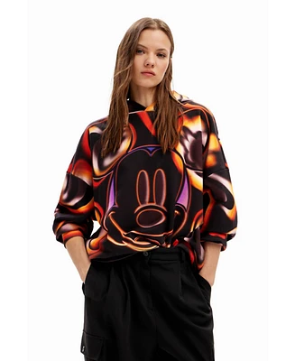 Desigual Women's Oversize Mickey Mouse hoodie