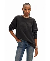 Desigual Women's Embossed imagotype sweatshirt