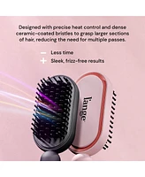 L'ange Professional Hair Mane Pass 2-in-1 Straightening Brush