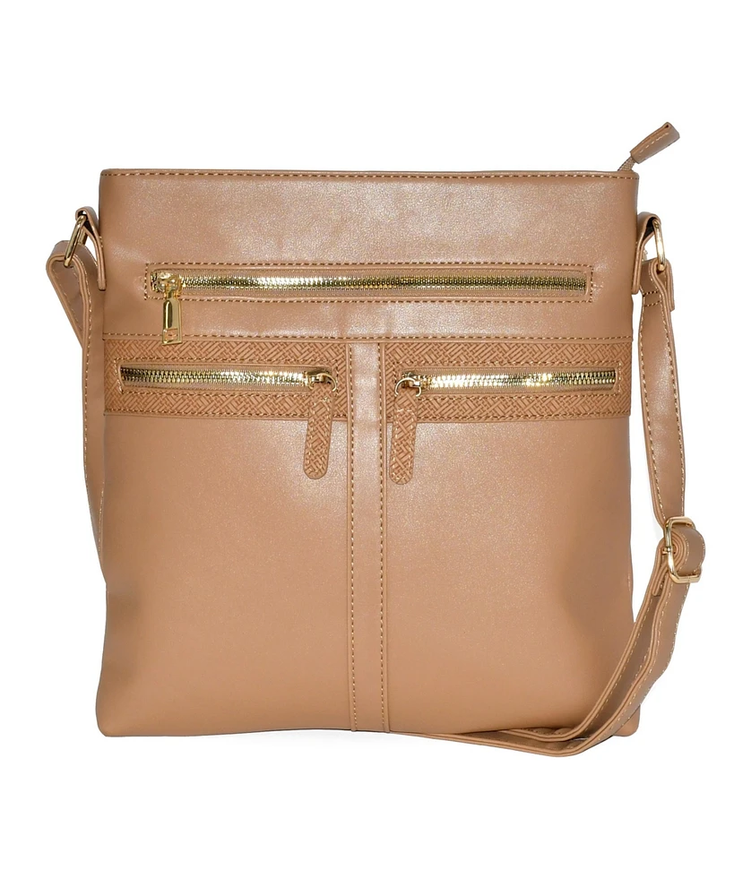 Nicci Ladies' Crossbody Bag with Zipper Design