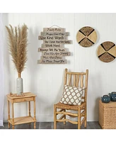 Slickblue Farmhouse Wood Inspirational Wall Art Decor