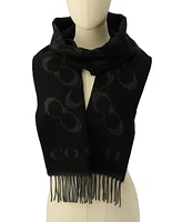 Coach Women's Signature C Printed Scarf