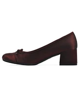 White Mountain Women's Lately Block Heel Pumps