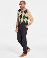 Club Room Men's Four-Way Stretch Pants, Created for Macy's