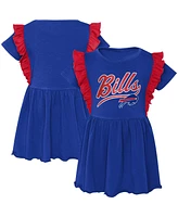 Outerstuff Girls Preschool Royal Buffalo Bills Too Cute Tri-Blend Dress