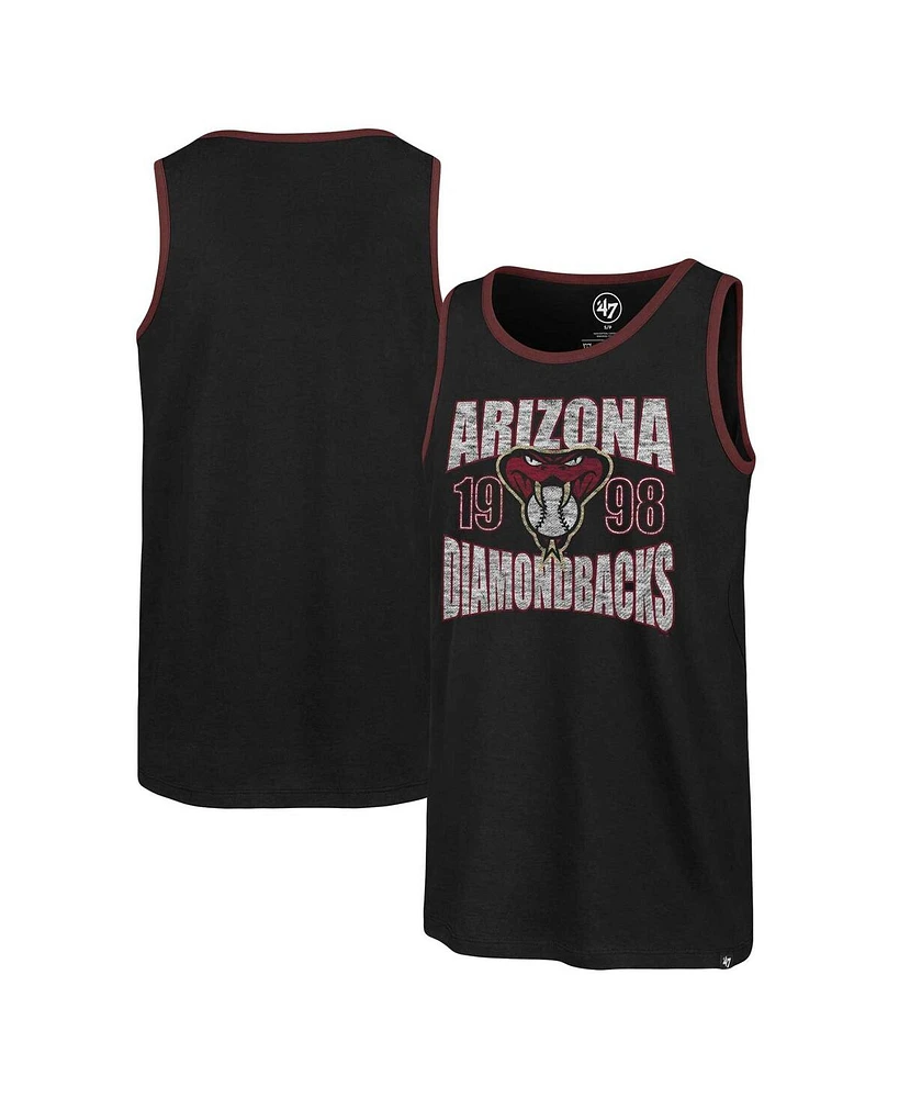 '47 Brand Men's Black Arizona Diamondbacks Upload Franklin Tank Top