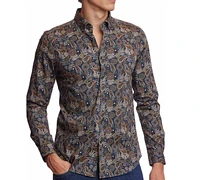 Paisley & Gray Men's Brian Slim-Fit Floral Button-Down Shirt