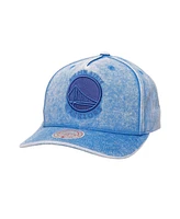 Mitchell & Ness Men's Blue Golden State Warriors Washed Out Tonal Logo Snapback Hat