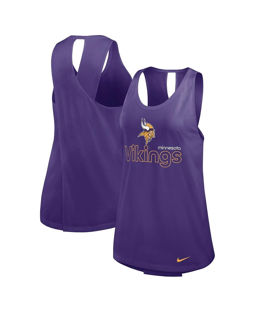 Nike Women's Purple Minnesota Vikings Performance Tank Top