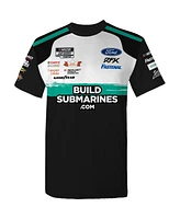 Checkered Flag Sports Men's Black Brad Keselowski BuildSubmarines.com Uniform T-Shirt