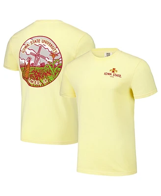 Image One Men's and Women's Gold Iowa State Cyclones Scenic Comfort Colors T-Shirt