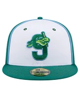 New Era Men's White Daytona Tortugas Theme Night the Nine 59FIFTY Fitted Hat