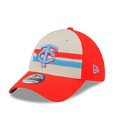 New Era Men's Tan/Coral Minnesota Twins 2024 Mlb All-Star Game 39THIRTY Flex Hat