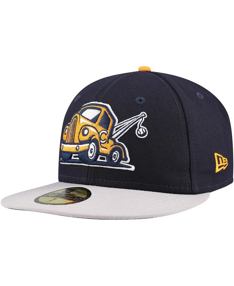 New Era Men's Navy Chattanooga Lookouts Theme Night 59FIFTY Fitted Hat