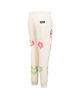 Freeze Max Women's Snoopy Cream Peanuts Sweet Fleece Jogger