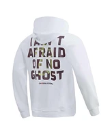 Freeze Max Men's and Women's White Ghostbusters I Ain't Afraid Of No Ghost Pullover Hoodie