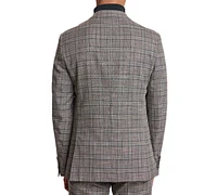 Paisley & Gray Men's Dover Slim-Fit Stretch Check Suit Jacket