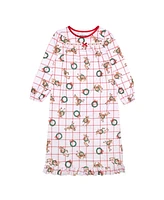 Rudolph Big Girl Holiday Sibling Sleep Granny Gown