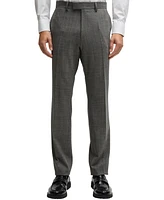 Boss by Hugo Boss Men's Micro-Patterned Regular-Fit Suit