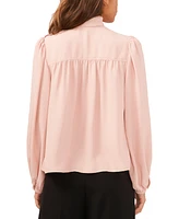 1.state Women's Bow-Neck Long-Sleeve Blouse