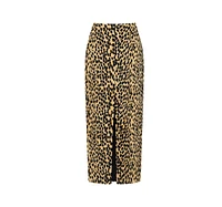 Nocturne Women's Leopard Print Pencil Skirt