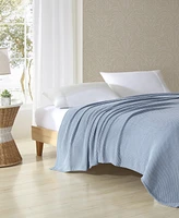 Closeout! Tommy Bahama Home Island Comfort Chenille Solid Blanket