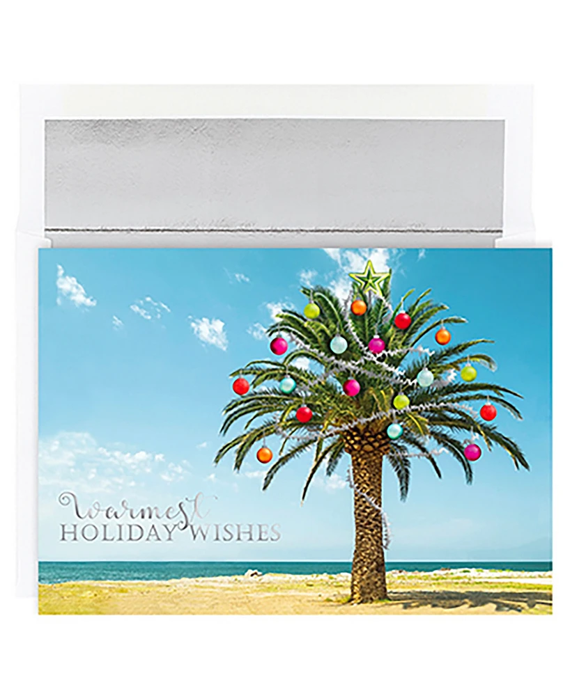 Masterpiece Studios Decorated Palm Tree Holiday Boxed Cards