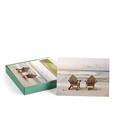 Masterpiece Studios Chairs On Beach Holiday Boxed Cards