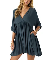 O'Neill Juniors' Rosemary Dolman-Sleeve Mini Dress
