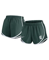 Nike Women's Green Michigan State Spartans Primetime Tempo Performance Shorts