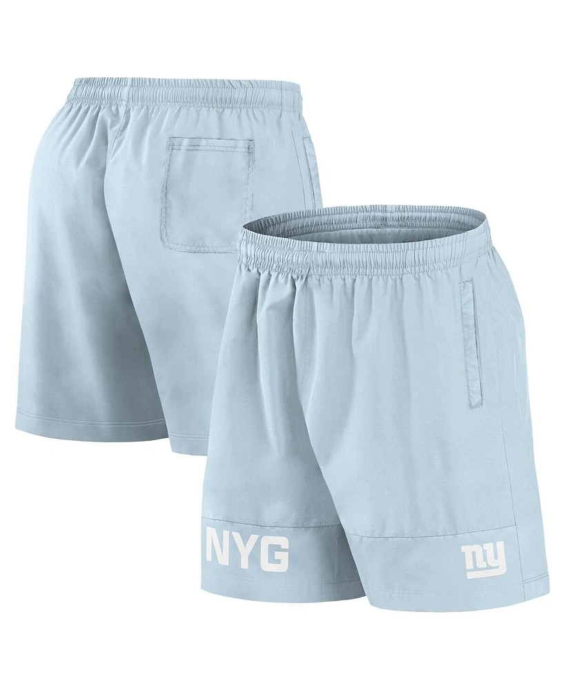 Fanatics Men's Light Blue New York Giants Elements Shorts