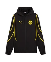 Puma Men's Black Borussia Dortmund 2024/25 Pre-Match Anthem dryCELL Full-Zip Hoodie Jacket