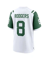 Nike Men's Aaron Rodgers White New York Jets Classic Alternate Game Jersey