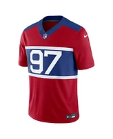 Nike Men's Dexter Lawrence Ii Century Red New York Giants Alternate Vapor F.u.s.e. Limited Jersey