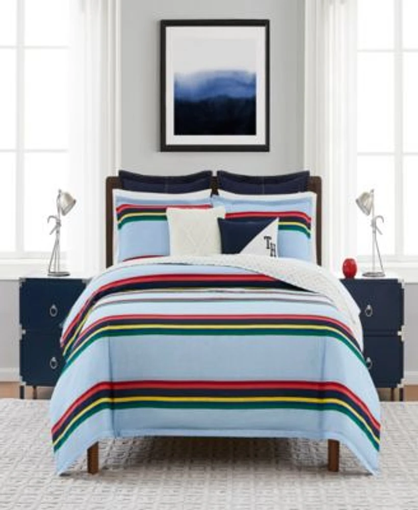 Tommy Hilfiger Ribbon Stripe Comforter Sets