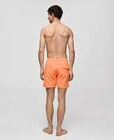 Mango Men's Plain Lace Swimsuit