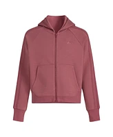 adidas Zip-Front 3-Stripe Cotton Hooded Fleece Jacket