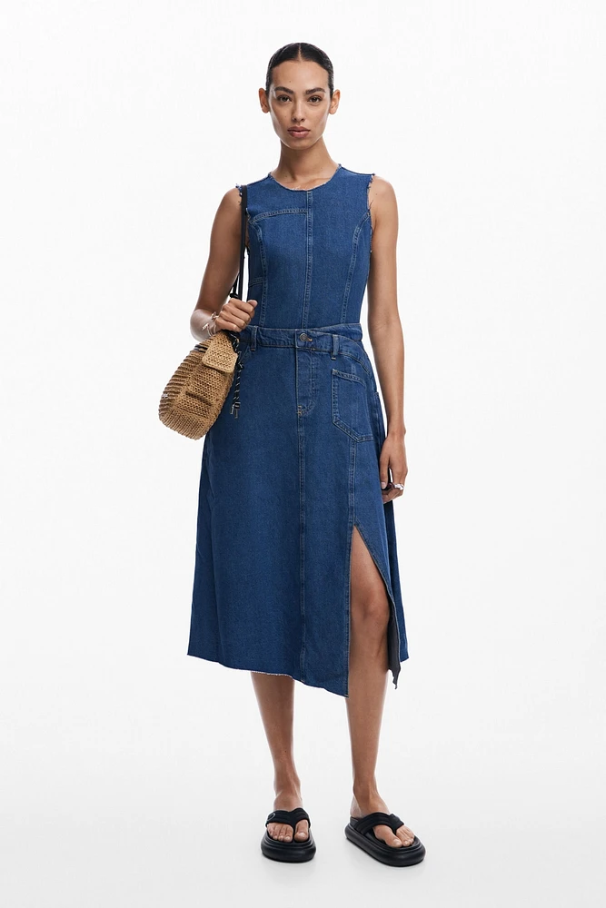 Desigual Women's Denim midi dress